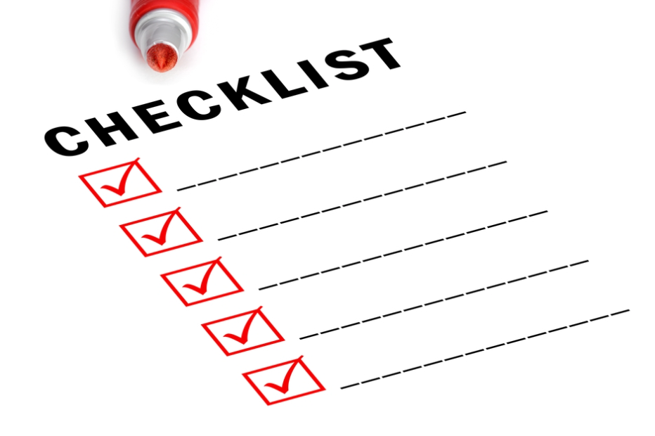 Publishing Checklist