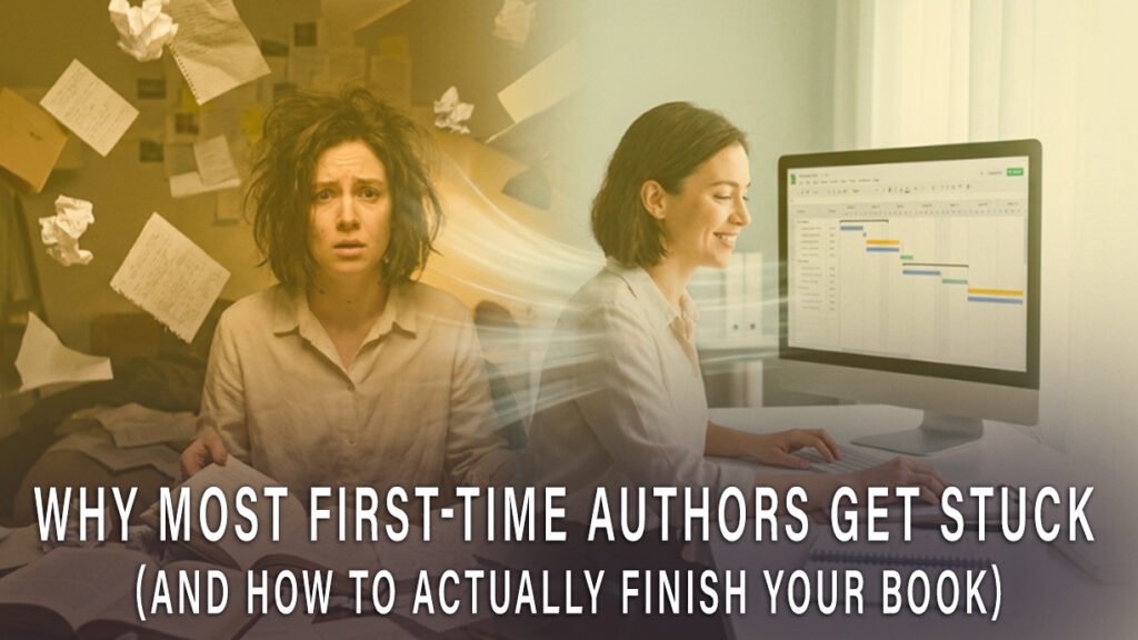 Why Most First-Time Authors Get Stuck (and How to Actually Finish Your Book)